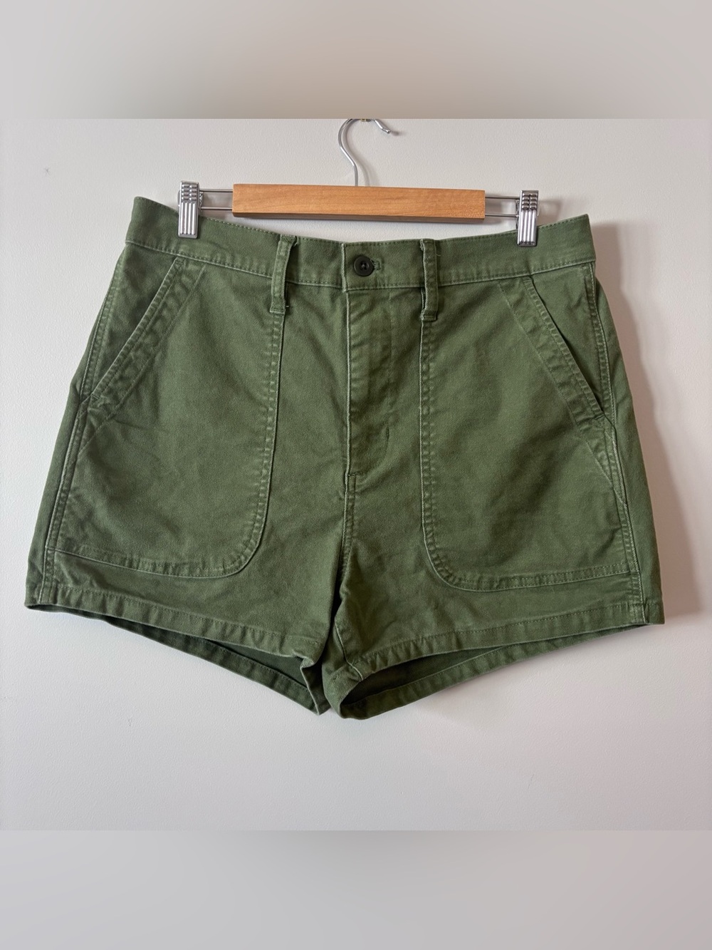 MADEWELL | The Perfect Vintage Fatigue Short | Green Olive | Size 31